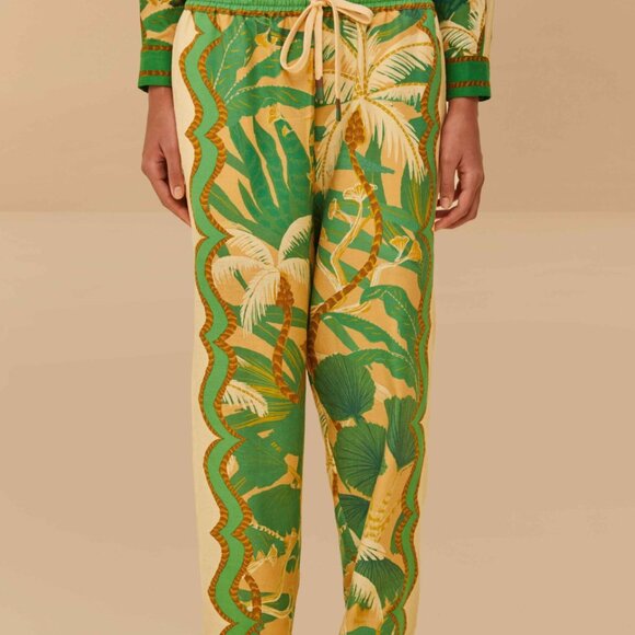 FARM RIO Tropical Isla Euroflax Pants (Top Also Available) - Picture 1 of 3